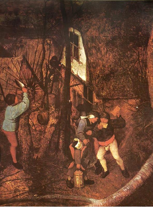 Pieter Bruegel detalj fran den dystra dagen,februari oil painting picture